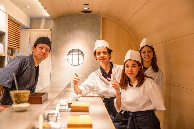 Sushi Making in Tokyo at a Michelin-Listed Restaurant - Tea or sake with the lesson