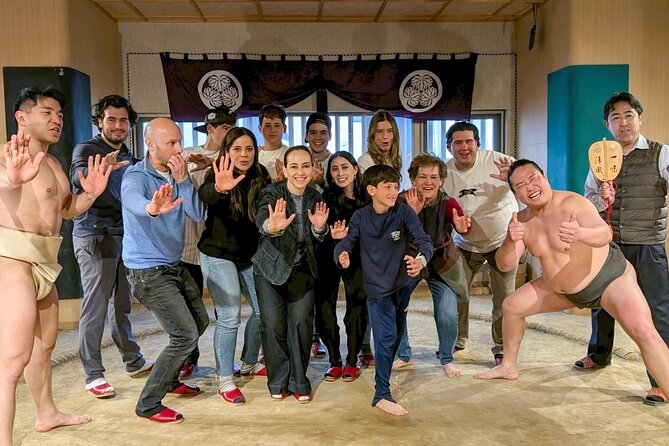 The SUMO Show & Experience with Hot pot lunch - Photos with the wrestlers