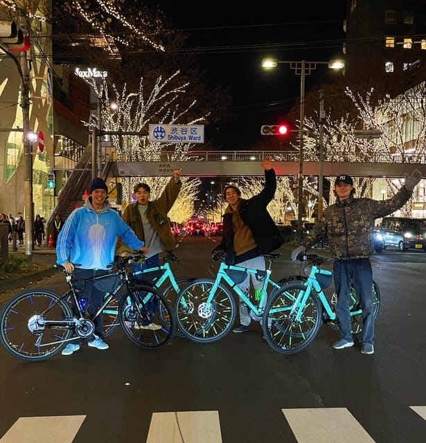 Tokyo: 2-Hour Night Bike Tour of the City's Hidden Gems - Shibuya from the saddle