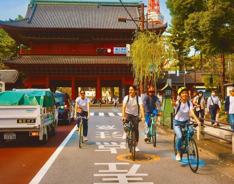 Tokyo: 3-Hour Bike or E-Bike Tour of City's Hidden Gems - Zojo-ji Temple and the first taste of old Tokyo