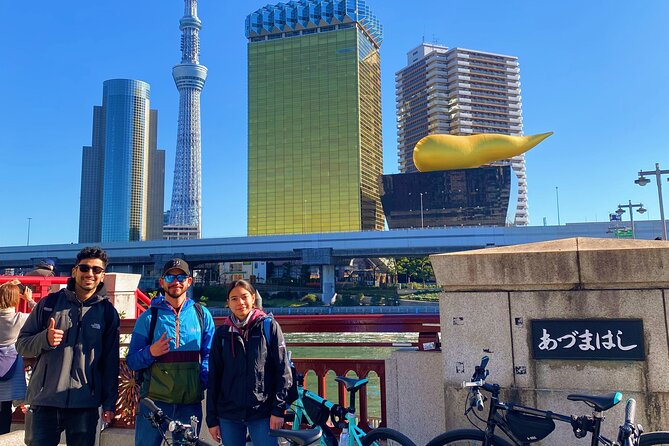 Tokyo 3 Hour E Bike Tour of the City Bayside Areas - Kabuki-za and the theater district