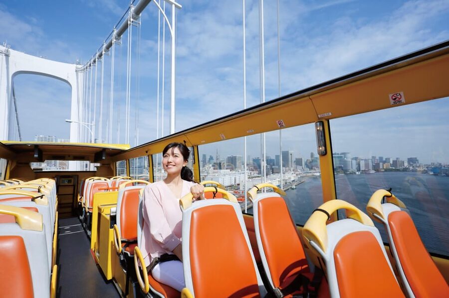 Tokyo: 60min Panoramic Open Top Bus Tour with Audio Guide - Key points at a glance