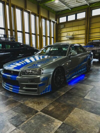 Tokyo and Daikoku by night in a Fast and Furious Skyline 34 - The cars: what you may actually ride in
