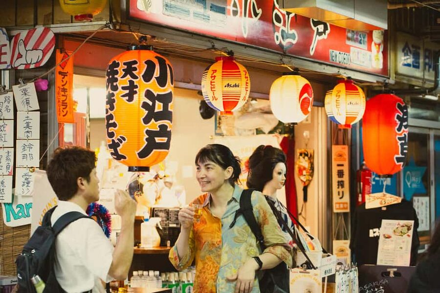 Tokyo: Asakusa Photogenic Night Walk with 1 drink - Starting with Denki Brandy in an old Asakusa bar