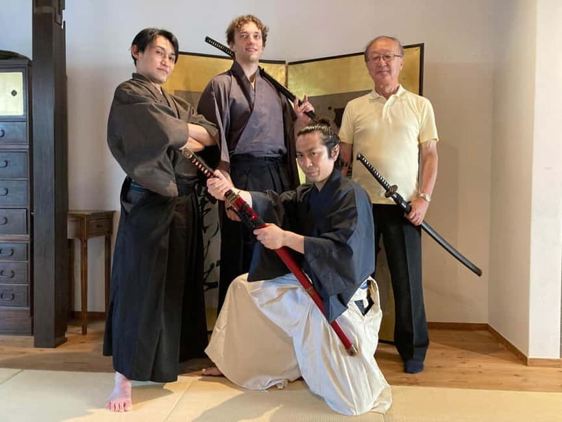 Tokyo Asakusa : Samurai School, Become a Samurai Warrior - Changing into samurai clothing