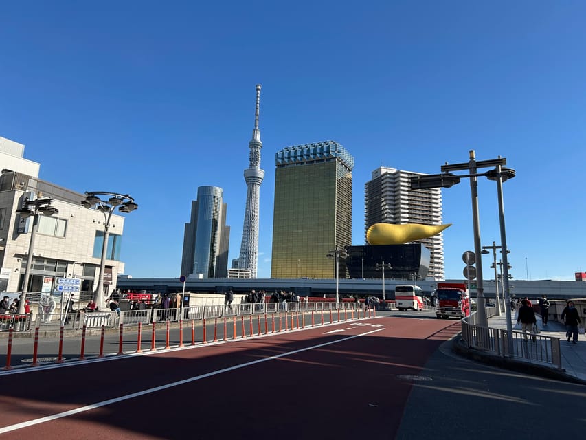 Tokyo Asakusa sightseeing and history walking tour - The whaling ship and changes in the city