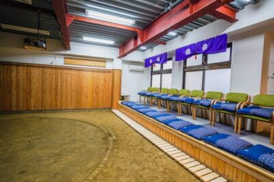 Tokyo: Authentic Sumo Wrestling Experience with Lunch - Inside the former stable: dining room, bath, and practice area