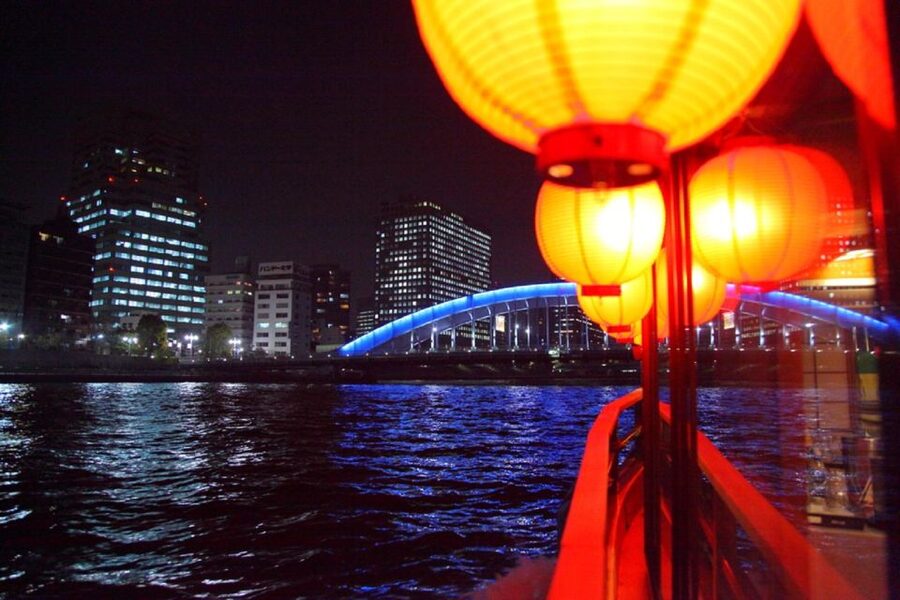 Tokyo Bay: Traditional Japanese Yakatabune Dinner Cruise - Unlimited drinks and an easygoing dinner pace