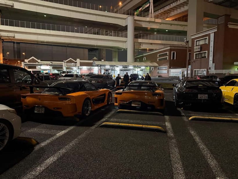 Tokyo: Best Price Daikoku Parking Area JDM Car Meet - The return through Tokyo