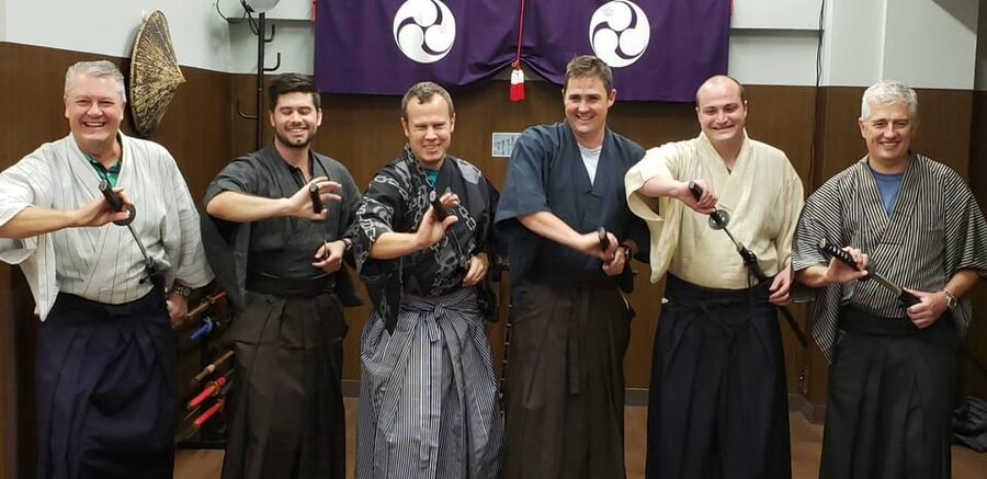 Tokyo: Best Samurai Experience - Entering a Tokyo dojo filled with samurai gear