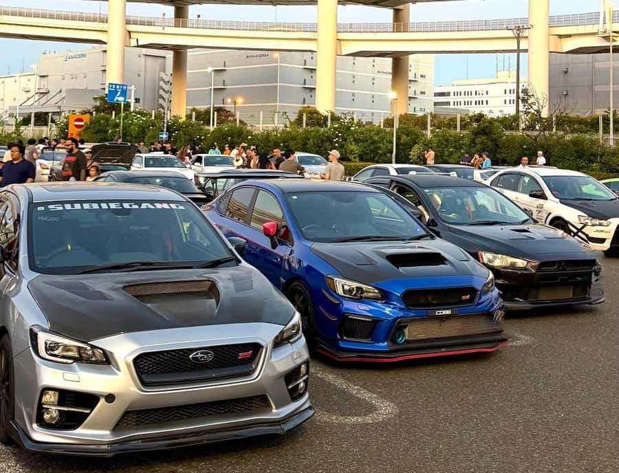 Tokyo: Daikoku PA & Shibuya Private Tour in a WRX STI - Meeting in Shibuya and setting off at night