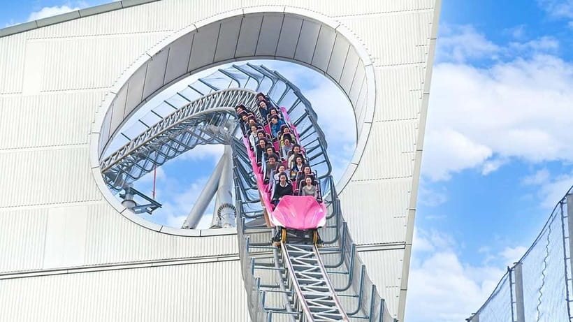 Tokyo Dome City Attractions 5-Ride Ticket - Thunder Dolphin is the headline ride
