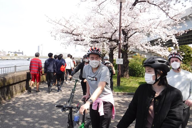Tokyo downtown bicycle tour Tokyo Backstreets Bike Tour - Kyu Yasuda Garden and the Ryogoku sumo district