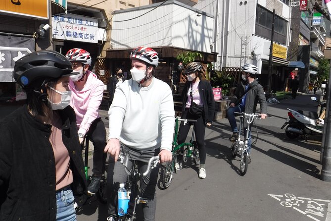 Tokyo downtown bicycle tour Tokyo Backstreets Bike Tour - Oyokogawa Water Park and Tokyo Skytree