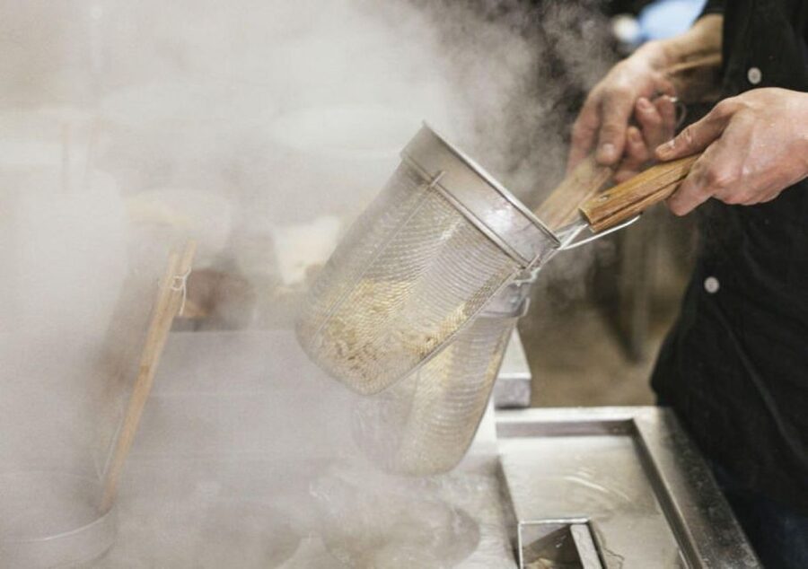 Tokyo: Easy Ramen Cooking Experience in Kabukicho, Shinjuku - Eating the ramen you assembled