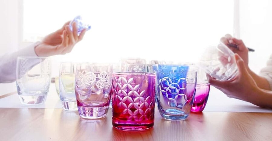 Tokyo: Edo Kiriko Traditional Glass Carving Class - Choosing your glass and pattern