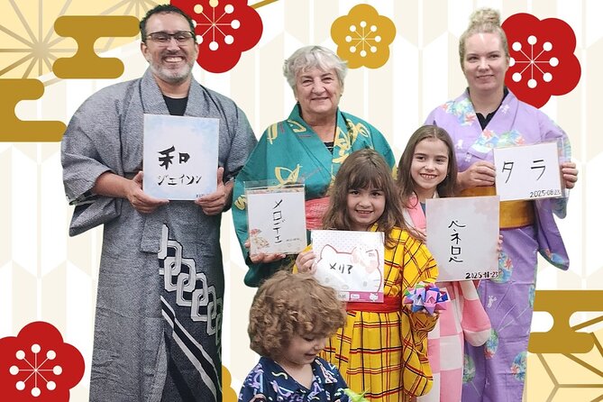 Tokyo Family Culture Workshop: Calligraphy, Origami &Yukata Photo - Your first five minutes: a personal welcome