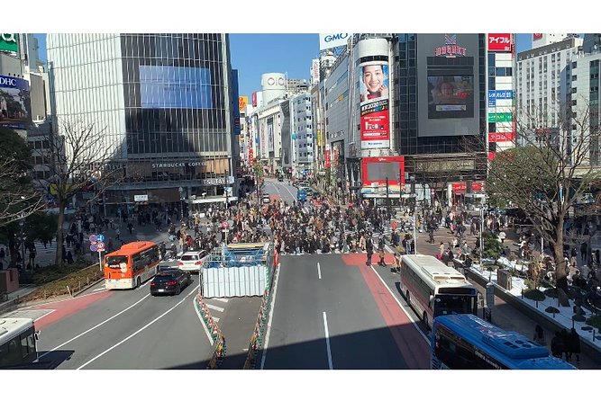 Tokyo Food and Culture tour (Shibuya and Harajyuku) - Shibuya Crossing: Tokyo’s Famous Pause