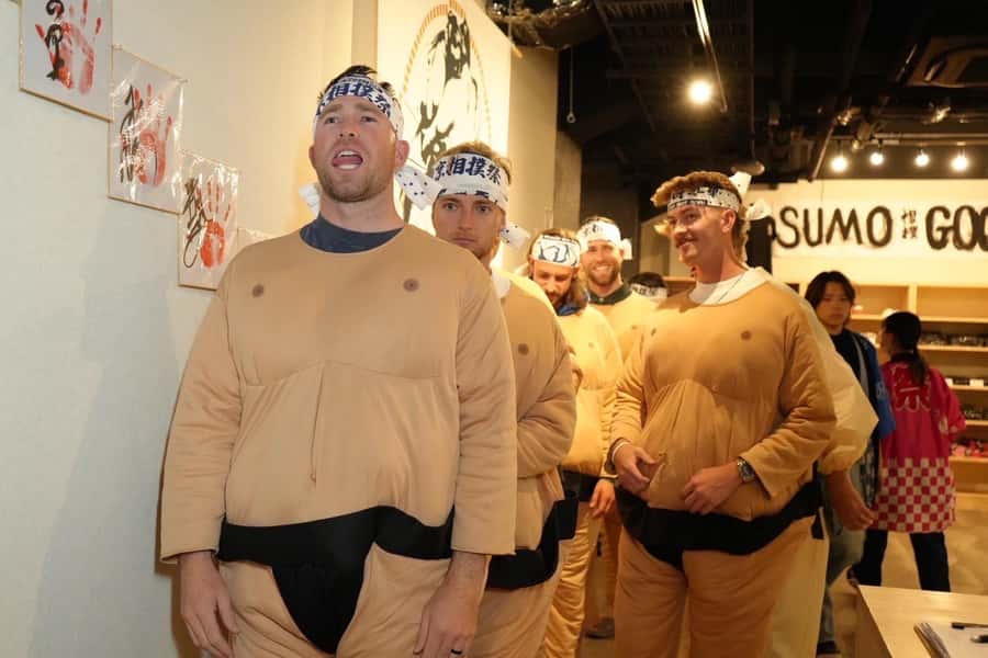 Tokyo Ginza : Sumo and Mikoshi Experience,Open from Sep. - Your chance to wrestle a retired sumo professional