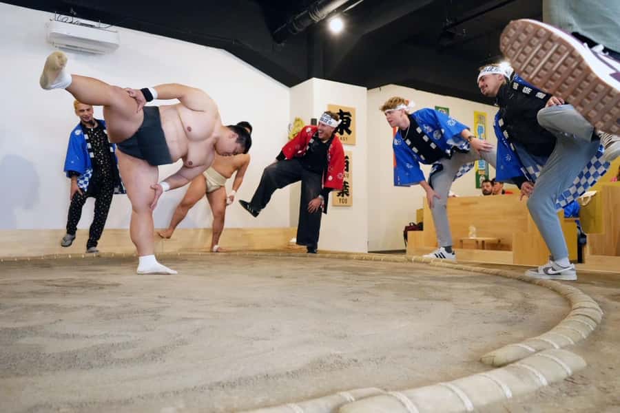 Tokyo Ginza : Sumo and Mikoshi Experience,Open from Sep. - Who will enjoy this most
