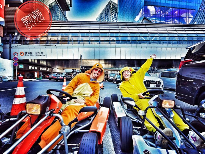 Tokyo Go-Karting Experience: Shibuya Crossing with Photos - Costumes, karts, and the short safety briefing