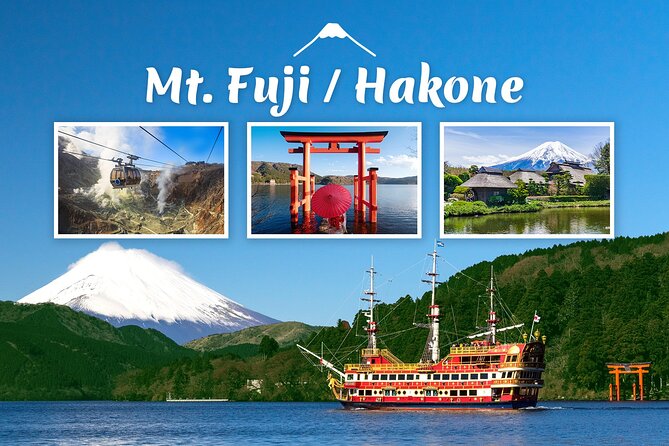Tokyo Hakone : Mt.Fuji, Owakudani, Open Air Museum, Hakone Shrine - Optional views from the Hakone Ropeway