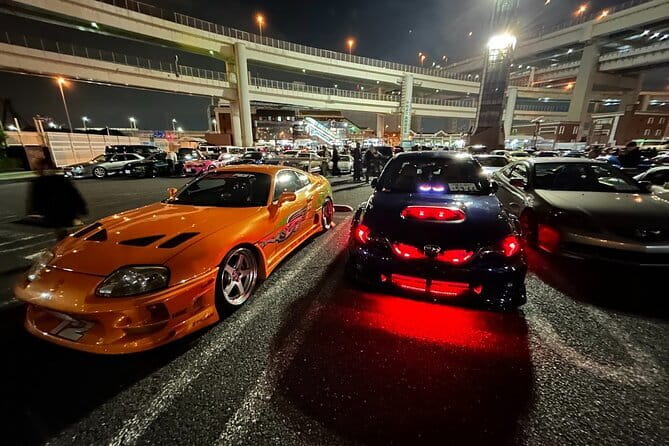 Tokyo JDM Experience: Daikoku PA & Fast & Furious Night Drive - Tokyo Tower and the city after dark