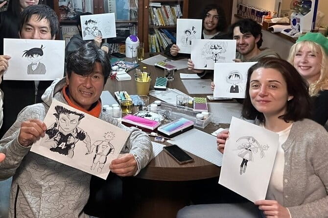 Tokyo Manga Drawing Experience Pro Artist Workshop & MangaHistory - Key points before you book