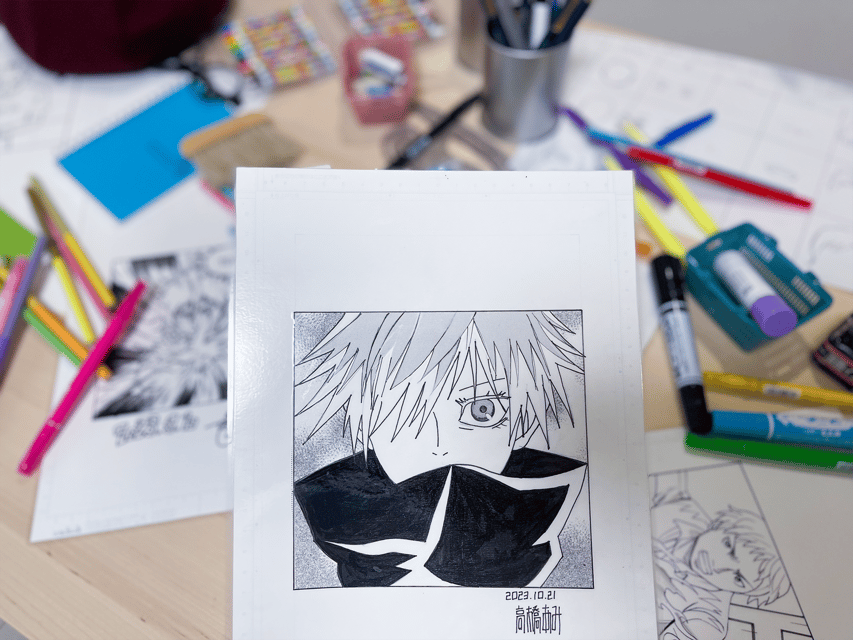 Tokyo: Manga Drawing Workshop Guided by Pro Manga Artist - Inking and traditional manga tools