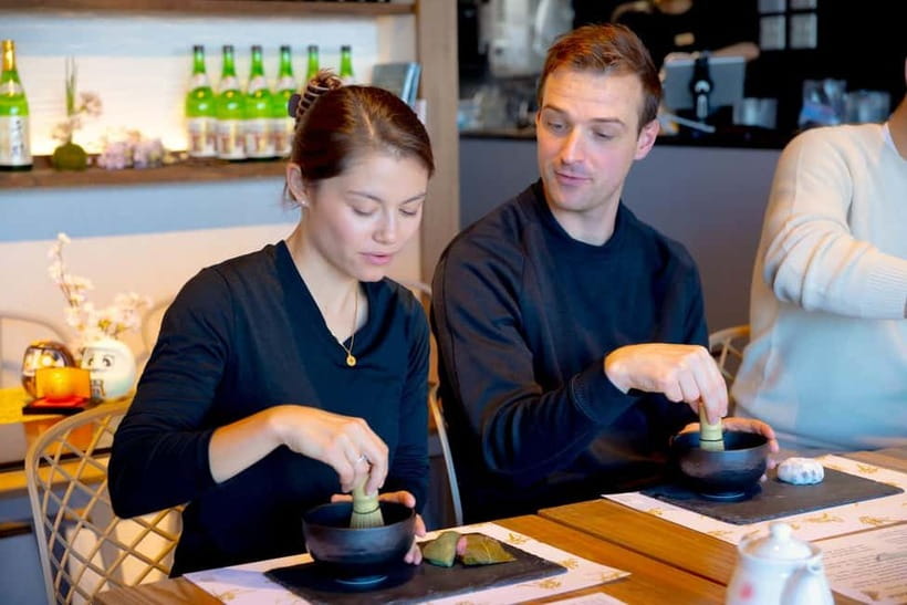 Tokyo: Matcha Making Experience with Mochi Sweets in Asakusa - A seated class that suits families and mixed ages
