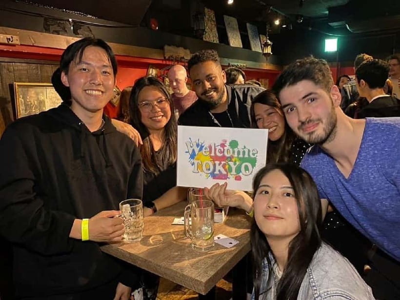Tokyo: Meet Locals & Travelers Gathering All-You-Can-Drink - Meeting WelcomeTokyo near Shinjuku Station