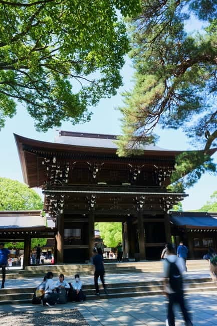 Tokyo: Meiji Shrine Walking Tour — Shinto & Imperial System - Sake barrels, wine barrels, and the meeting of old and new Japan
