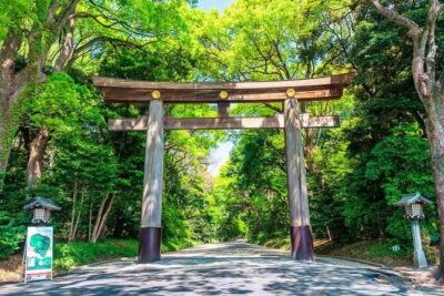 Tokyo Morning Tour : Meiji Shrine, Asakusa and Fish Market - Starting beneath the trees at Meiji Jingu