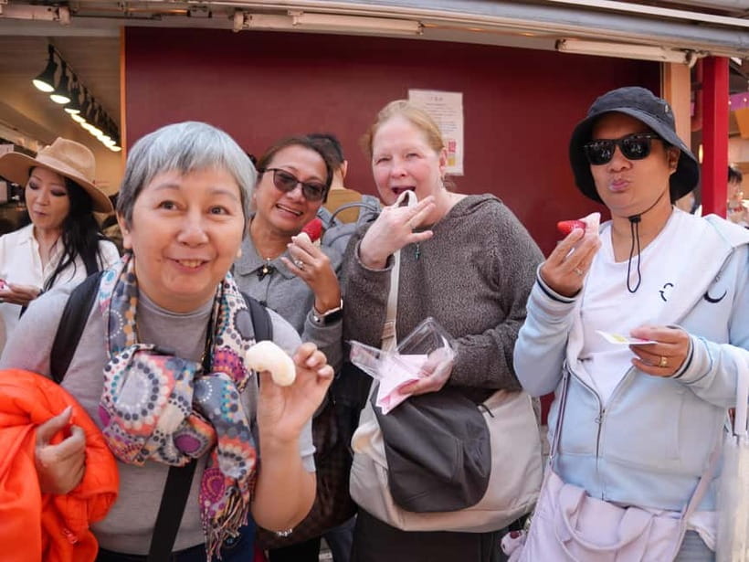 Tokyo Morning Tour: Meiji Shrine, Asakusa & Fish Market - Asakusa, croquettes, sweets, and Senso-ji