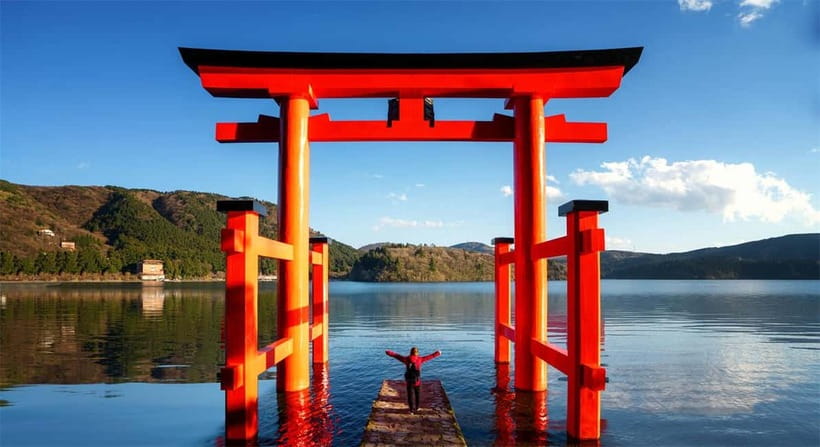 Tokyo: Mt. Fuji Tour, Hakone Ropeway, Owakudani, Lake Ashi - Hakone Shrine and the Heiwa no Torii