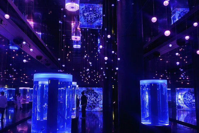 Tokyo Night E-Bike Tour with Tokyo Tower and Dolphin Show - Azabujuban is the useful food break
