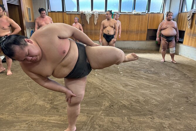 TOKYO , No1 Yokozuna Stable Morning Practice in Ryogoku - Meeting at 7:45 a.m. in Ryogoku