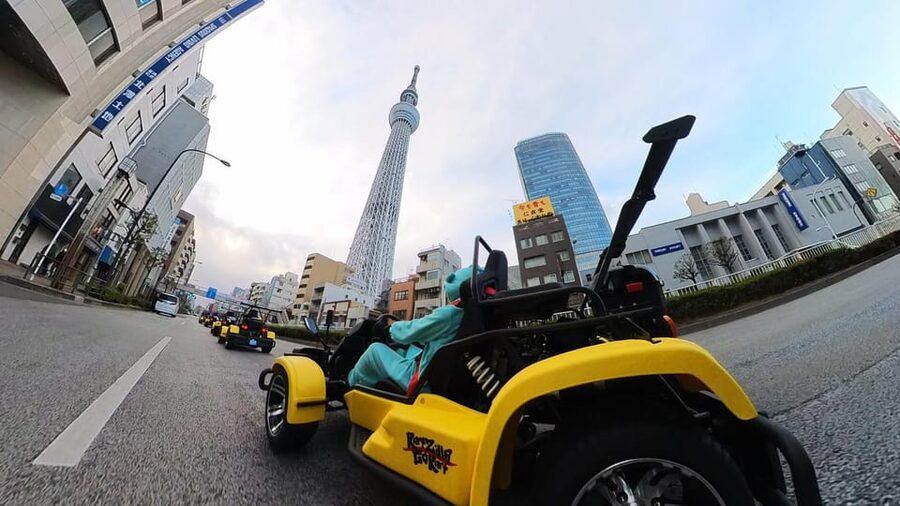 Tokyo Oldtown: Historic Landmarks Go Kart Tour (100 Minutes) - Why the guide and radio system matter