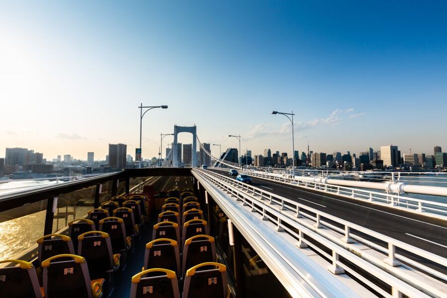 Tokyo: Open Top Panoramic Sightseeing Bus with Audio Guide - What you see on the 70-minute City Course