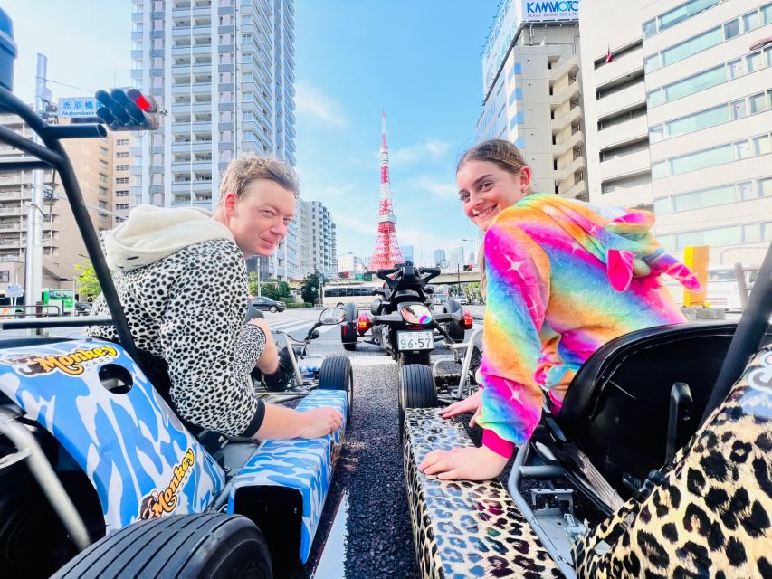Tokyo: Premium Go-Kart Tour with Tower & Shibuya Crossing - Tokyo Tower: a strong photo moment