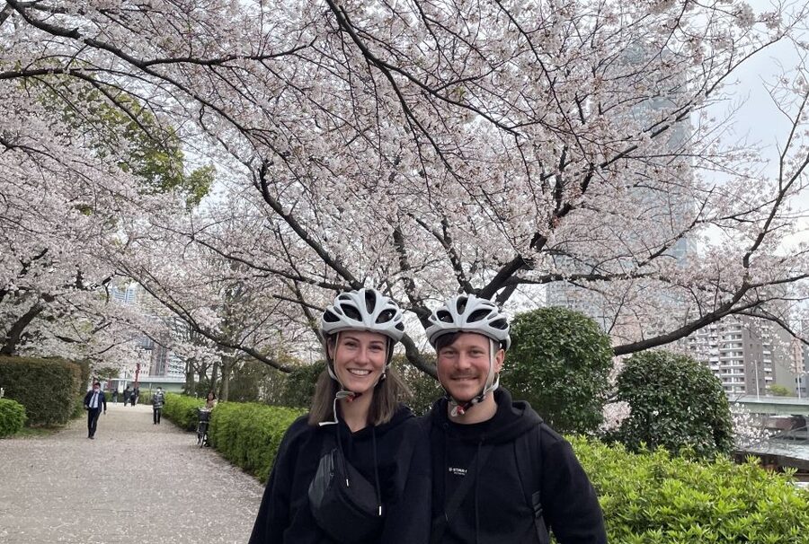 Tokyo: Private Cycling Tour with cute E-bike - The bay route and what weather can change