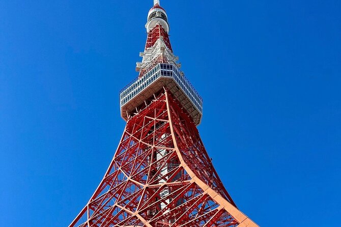 Tokyo Private Day Tour by Car with English speaking Driver Guide - Tokyo Tower, the classic orange landmark