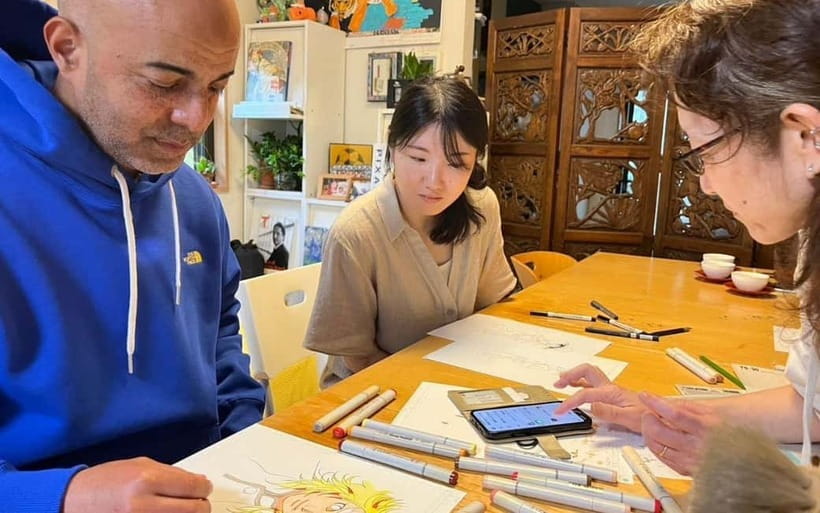 Tokyo: Private Manga Drawing Class with Professional Artist - Small practical details that make the session easier