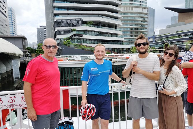 Tokyo Private Sightseeing Tour by Bike with Water Bus - Toyosu and Tsukiji: two very different food stops