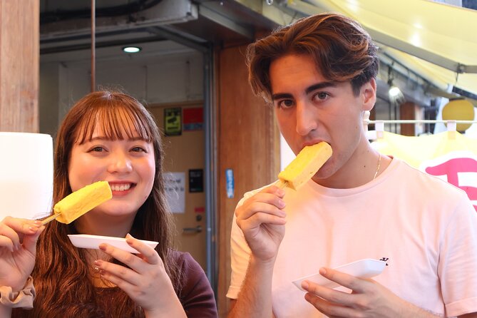 Tokyo: Private Tsukiji Fish Market Tour with 3 food stops - Namiyoke Inari Jinja and the Food of Tsukiji