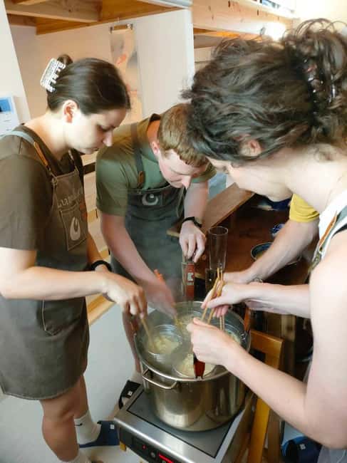 Tokyo: Real Ramen & Dumpling Cooking with Master Chef - Folding five gyoza by hand