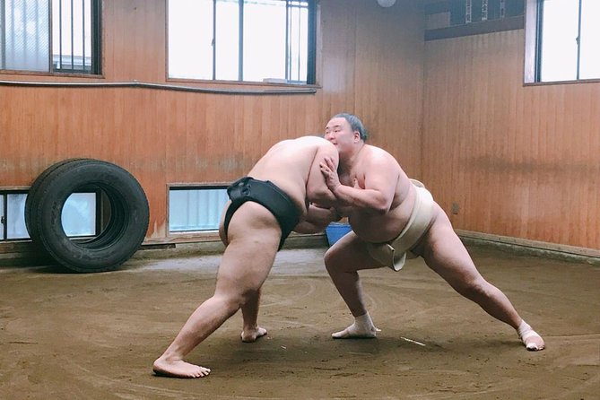 Tokyo Ryogoku Sumo Morning Practice + Photo Shoot with Wrestlers - What you may see during the practice