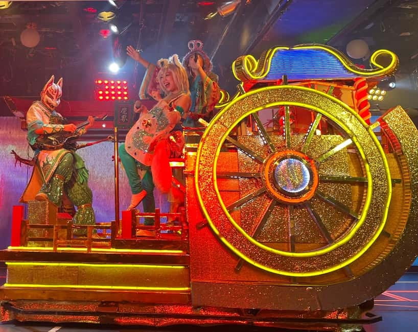 Tokyo: Samurai Restaurant Show Ticket with 2 Drinks - Timing, Seating, and Late Arrival