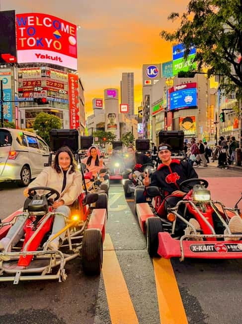 Tokyo: Shibuya and Shinjuku Streets Guided Go-Karting Tour - Starting near Shinjuku Central Park