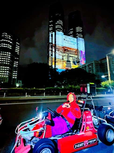 Tokyo: Shibuya and Shinjuku Streets Guided Go-Karting Tour - Kabukicho brings the neon back to Shinjuku